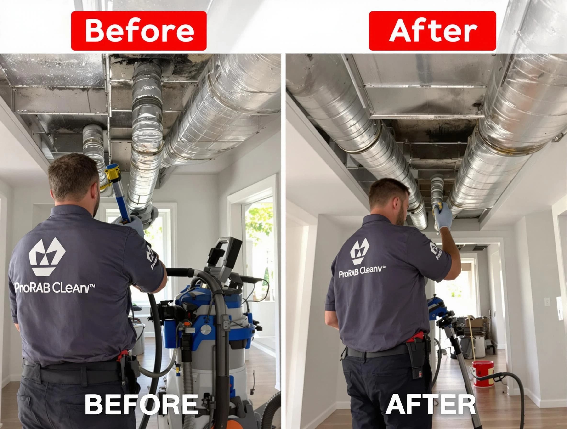 Loveland Air Duct Cleaning expert performing thorough residential duct cleaning in a Loveland home