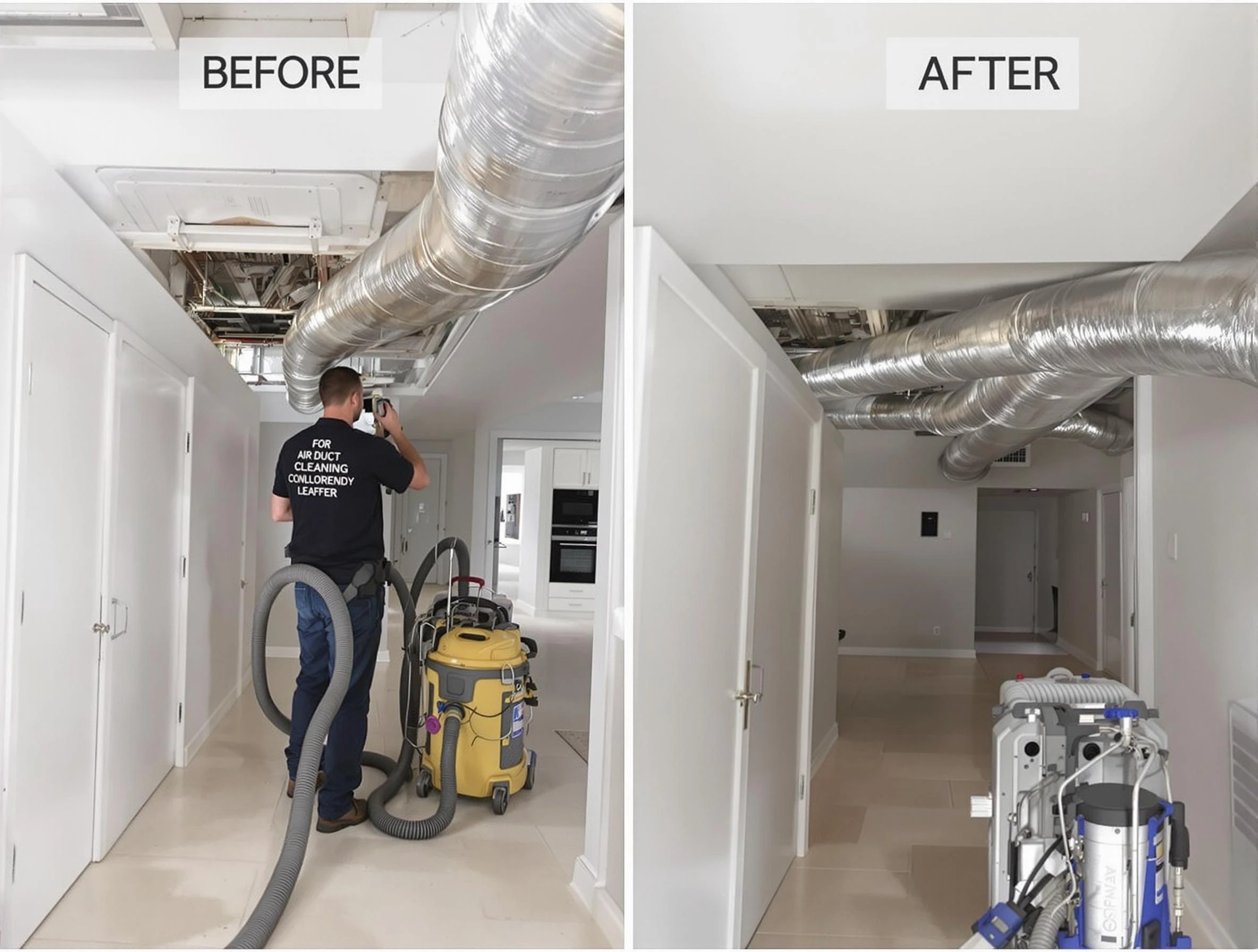 Loveland Air Duct Cleaning professional performing thorough air duct cleaning in Loveland