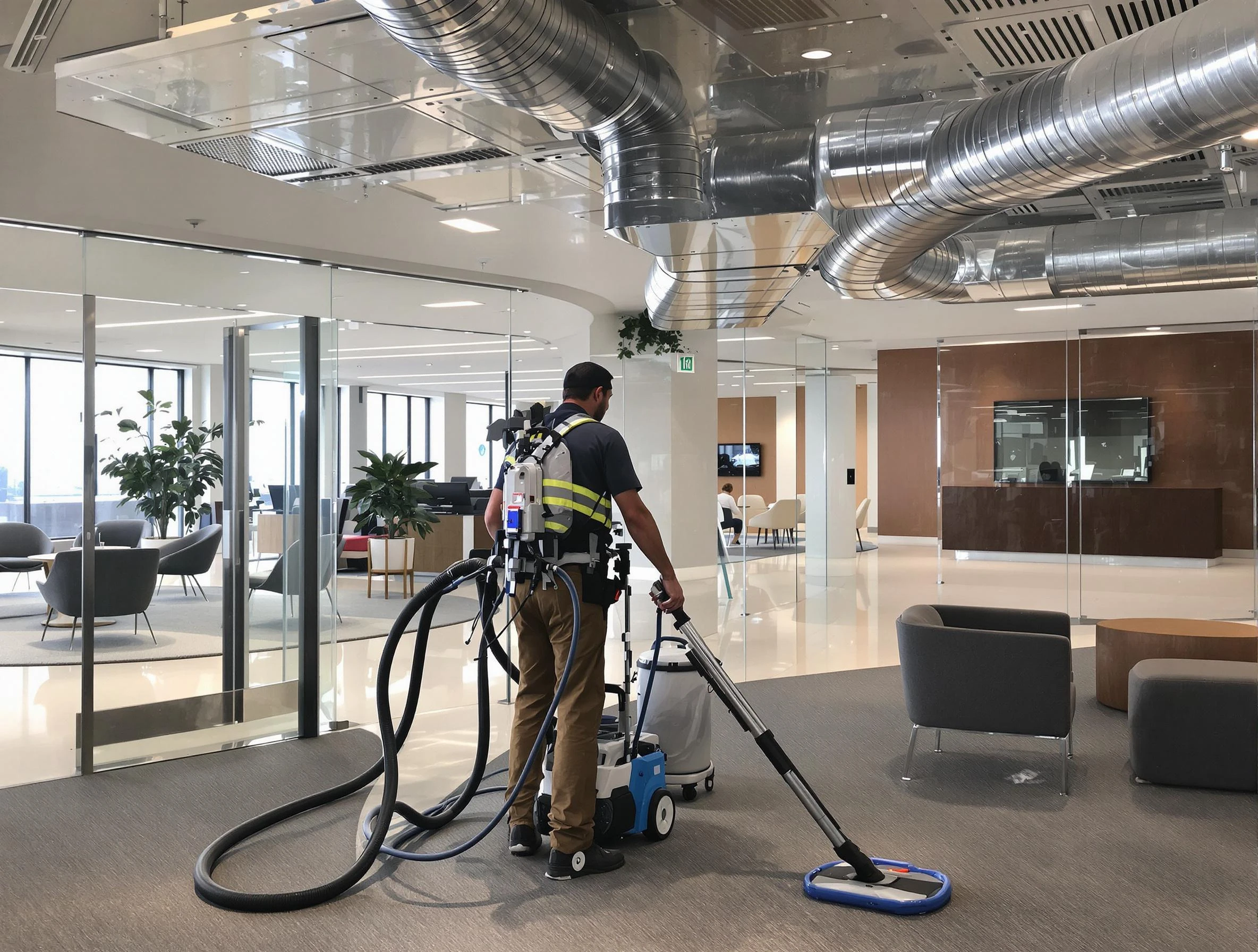 Commercial duct cleaning service by Loveland Air Duct Cleaning in Loveland