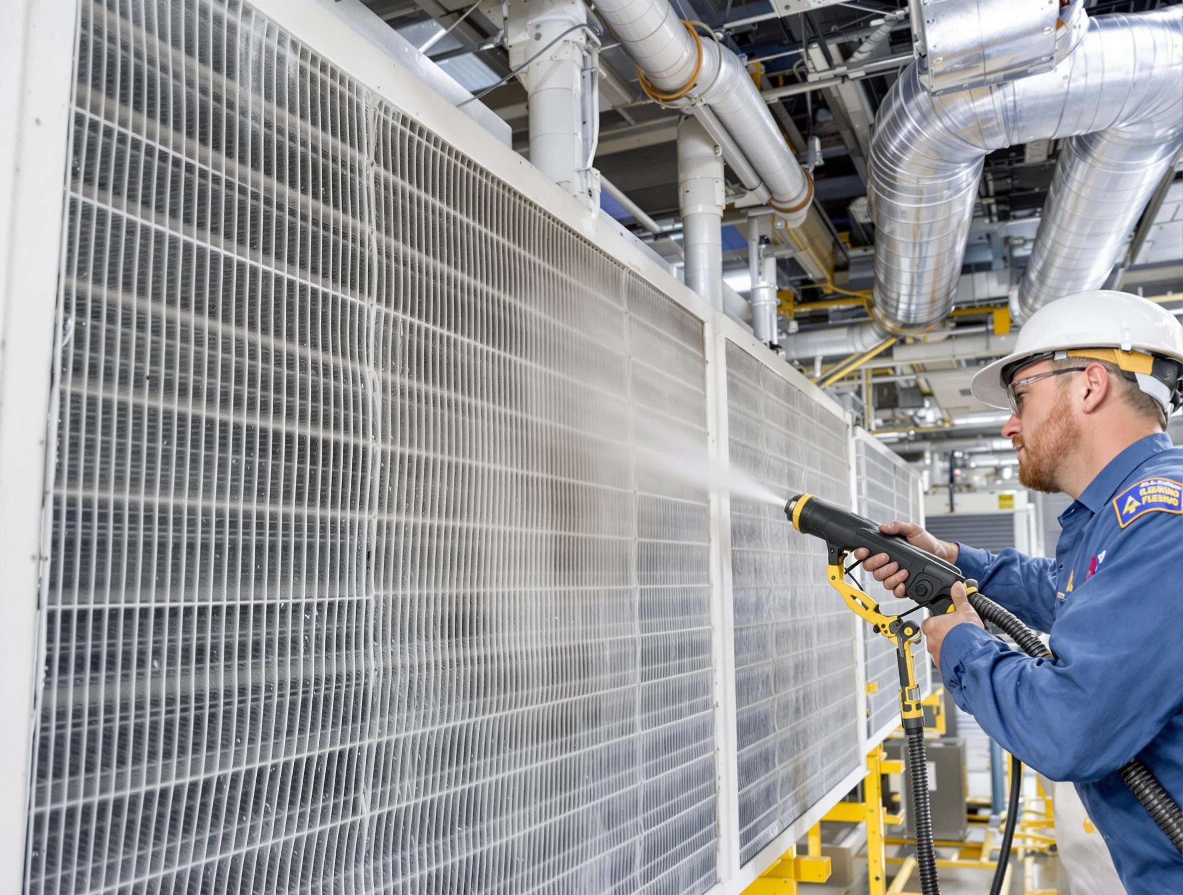 Professional commercial coil cleaning by Loveland Air Duct Cleaning in Loveland